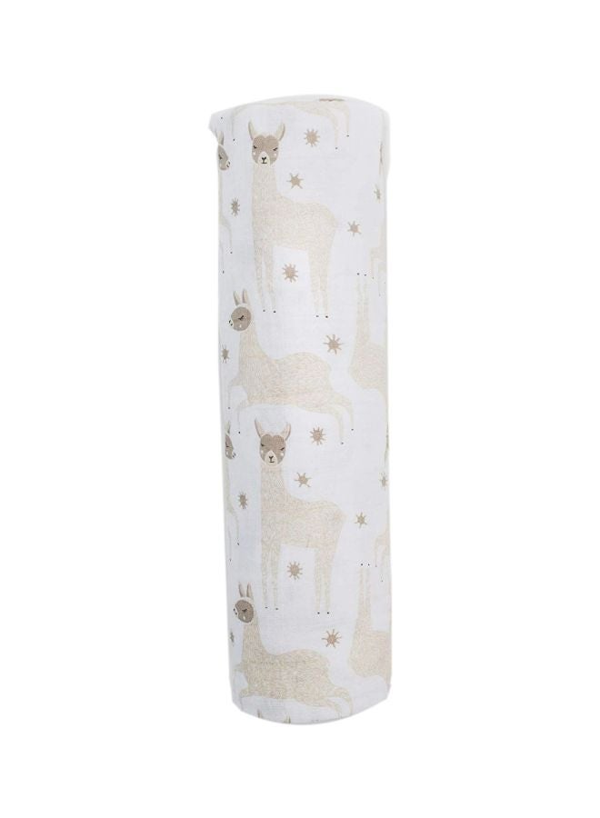 Lama Printed Swaddle