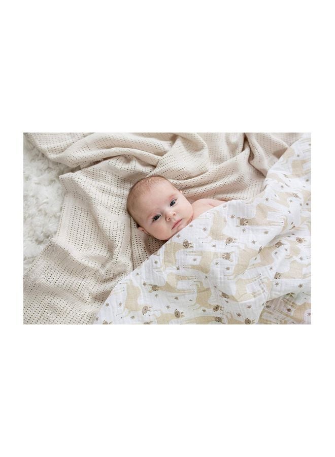 Lama Printed Swaddle