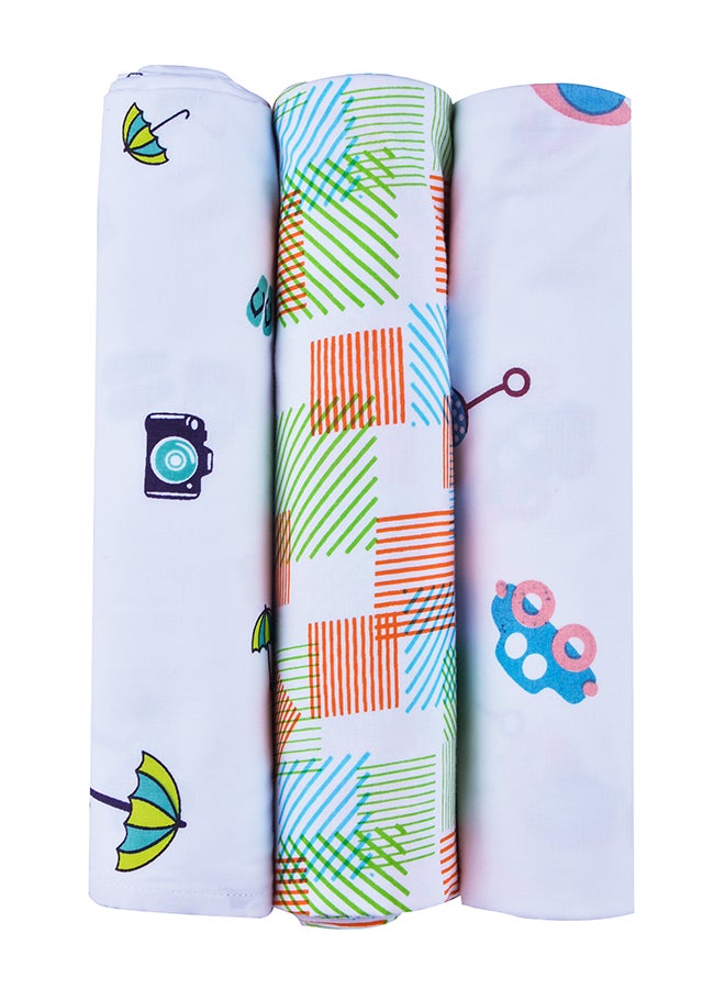 Pack Of 3 Baby Swaddle Blanket