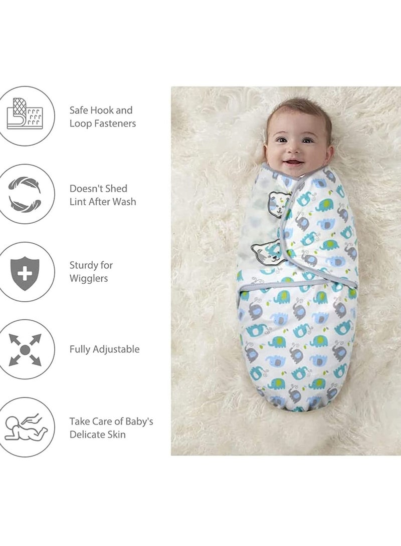 Baby Swaddle Wrap Swaddle Blankets Newborn Swaddle Blanket Wrap Organic Cotton Baby Blanket Wrap for Baby 2 6 Months 10 18lbs Baby Sleeping Bag Little Blanket Pack of 2