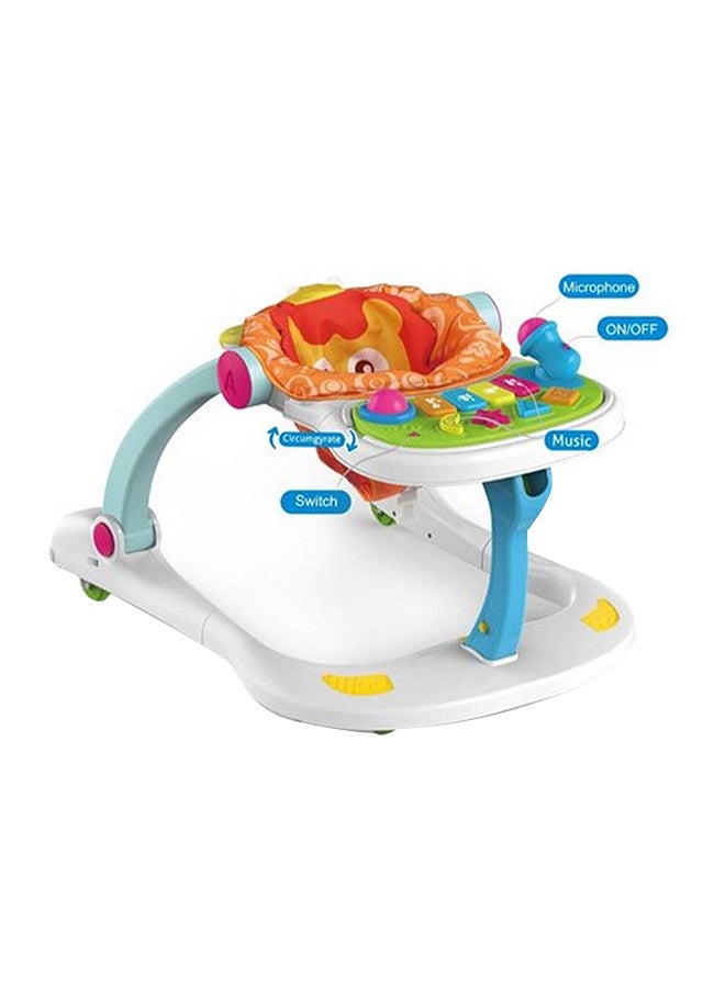 4-in-1 Ride-on Musical Baby Walker With Sturdy Design And Impressive Steps