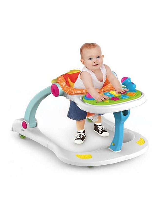 4-in-1 Ride-on Musical Baby Walker With Sturdy Design And Impressive Steps