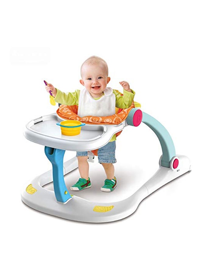 4-in-1 Ride-on Musical Baby Walker With Sturdy Design And Impressive Steps