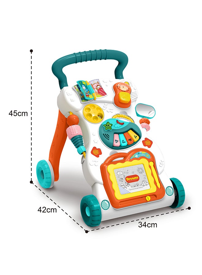 Baby Walker Sit To Stand Toys,Kids Activity Center,Toddlers Musical Fun Table,Lights And Sounds, Learning, For 9, 12, 18 Months,1, 2 Year Old,Infant, Boy, Girl