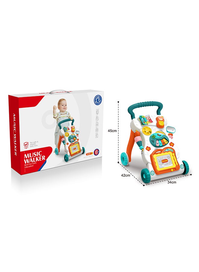 Baby Walker Sit To Stand Toys,Kids Activity Center,Toddlers Musical Fun Table,Lights And Sounds, Learning, For 9, 12, 18 Months,1, 2 Year Old,Infant, Boy, Girl