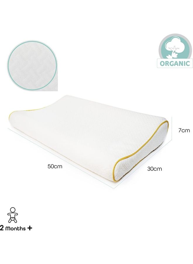 Organic Toddler Pillow White
