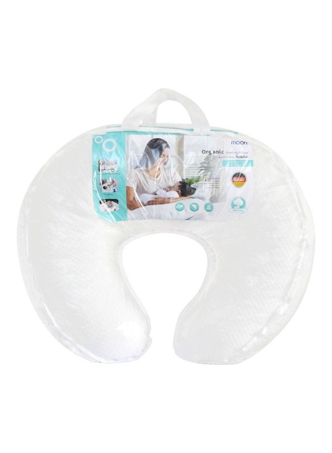 Organic Feeding Nursing Pillow - White