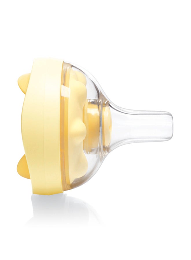 Calma Solitaire Breast Milk Feeding Nipple - Natural Breastfeeding Experience, Vacuum-Controlled Flow, Anti-Colic Valve,  Compatible With Medela Bottles