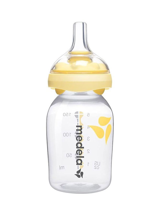 Calma With Breast Milk Bottle 150 ML - Mimics Breastfeeding, One Size Fits All, Natural Feeding Rhythm, Compatible With Medela Breast Pumps, Bpa-Free And Safe