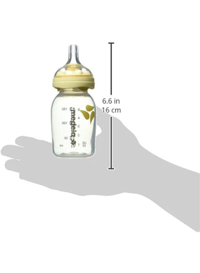 Calma With Breast Milk Bottle 150 ML - Mimics Breastfeeding, One Size Fits All, Natural Feeding Rhythm, Compatible With Medela Breast Pumps, Bpa-Free And Safe