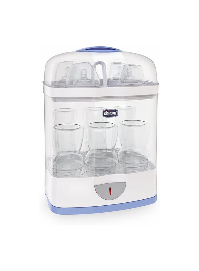 2-in-1 Sterilnatural Steam Sterilizer 24-hour Protection With Adjustable Size Bpa Free Clear/White