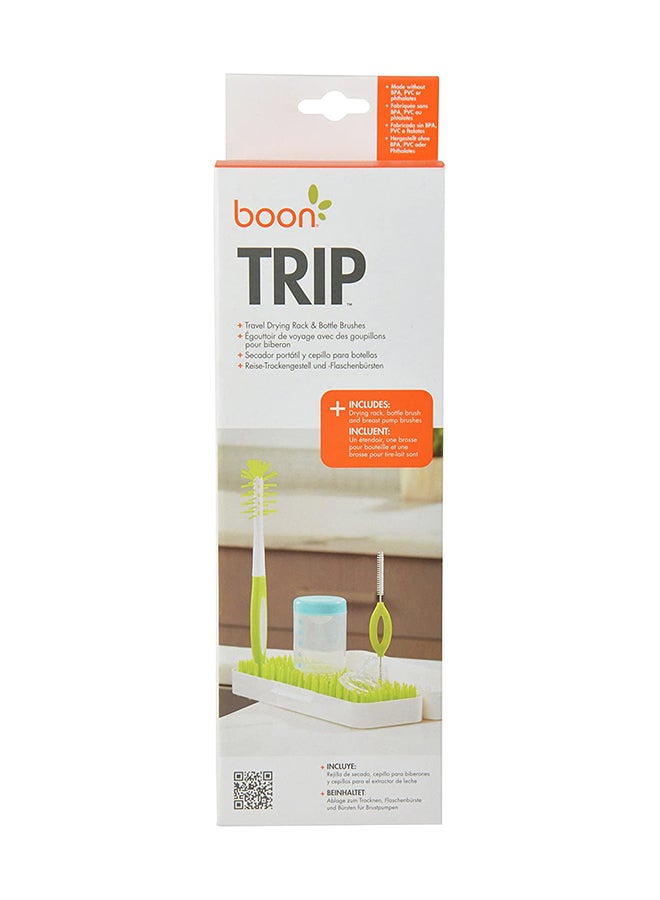 Compact Lightweight Natural, Soft Trip Travel Drying Rack And Bottle Brushes for Baby