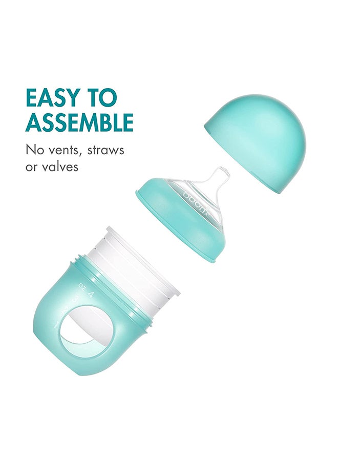 3-Piece Nursh Feeding Bottle Set (0M+) 4ounce - Assorted