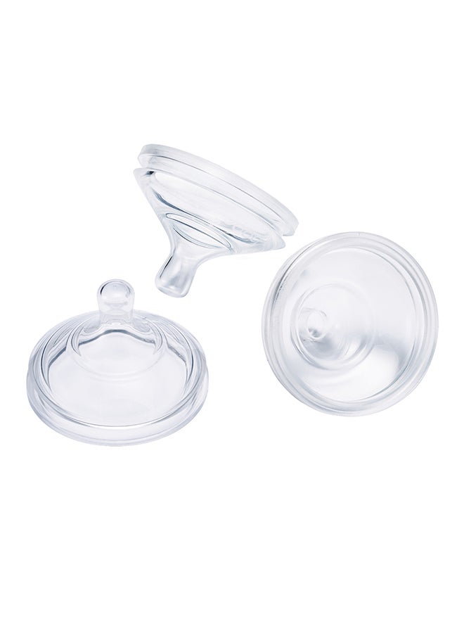 3-Piece Nursh Feeding Bottle Set (3M+) 8ounce