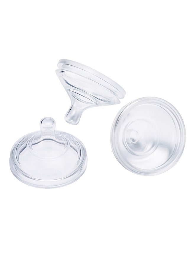 3-Piece Nursh Feeding Bottle Set (0M+) 4ounce