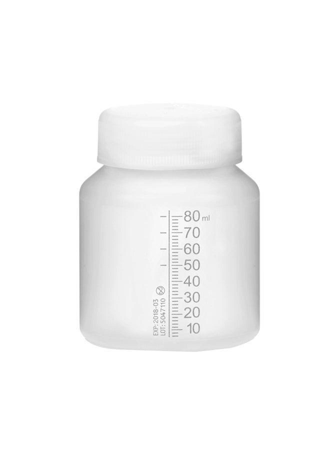Disposable Bottles With Lids 80 ML, 40 Pieces - Safe And Bpa-Free, Compact And Convenient