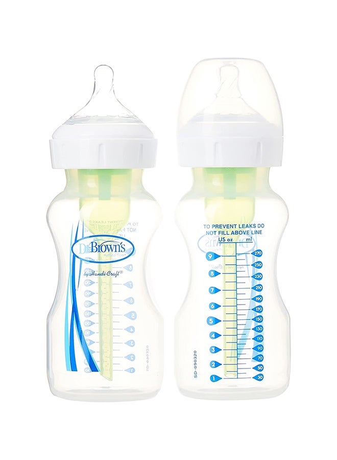 9 Oz/270 Ml Pp W-N Anti-Colic Options+ Bottle, 2-Pack