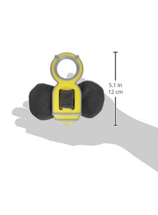 Bee Chill Teether, 3m+ - Black/Yellow/Grey
