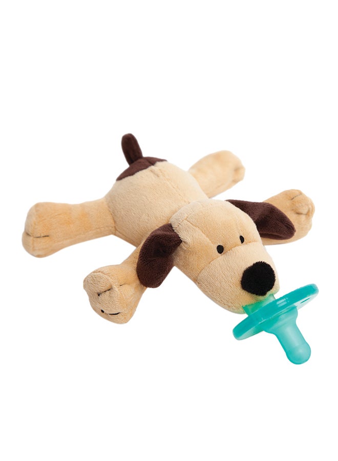Puppy Plush Animal With Pacifier (0-6 Months)