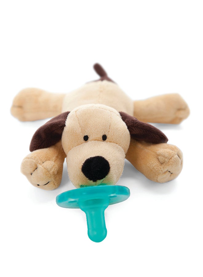 Puppy Plush Animal With Pacifier (0-6 Months)