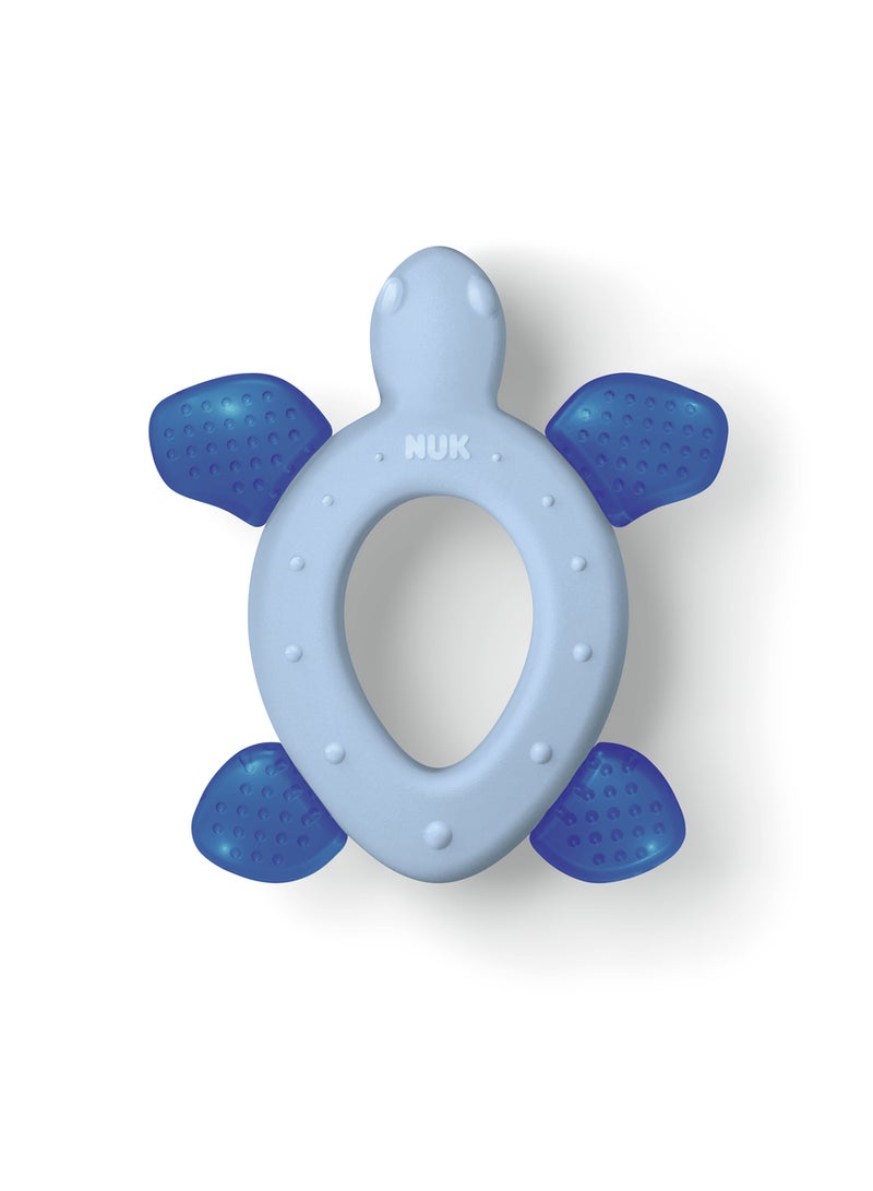 Turtle Shaped Baby Teether, 3+ Months - Blue