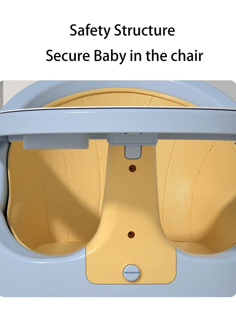 Baby High Chair for Dinning 3 in 1 Rest Chair and Playing Toys(Sky Blue)