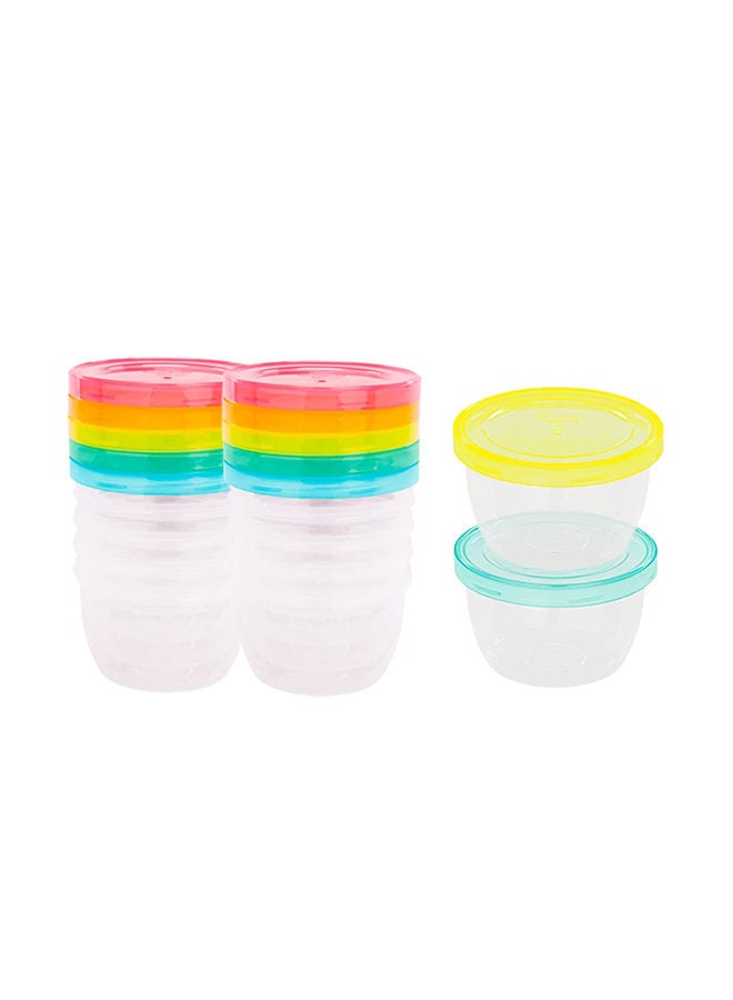 100% Airtight Reusable Jars, 250ml, Set of 12