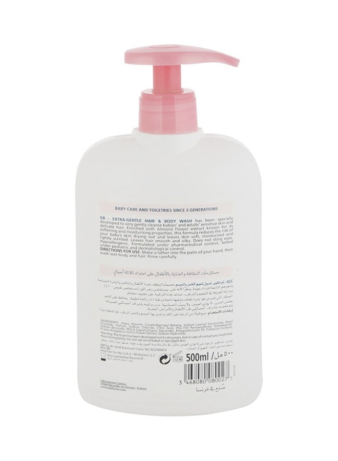 Extra Gentle Baby Hair And Body Wash Gel 500 ml