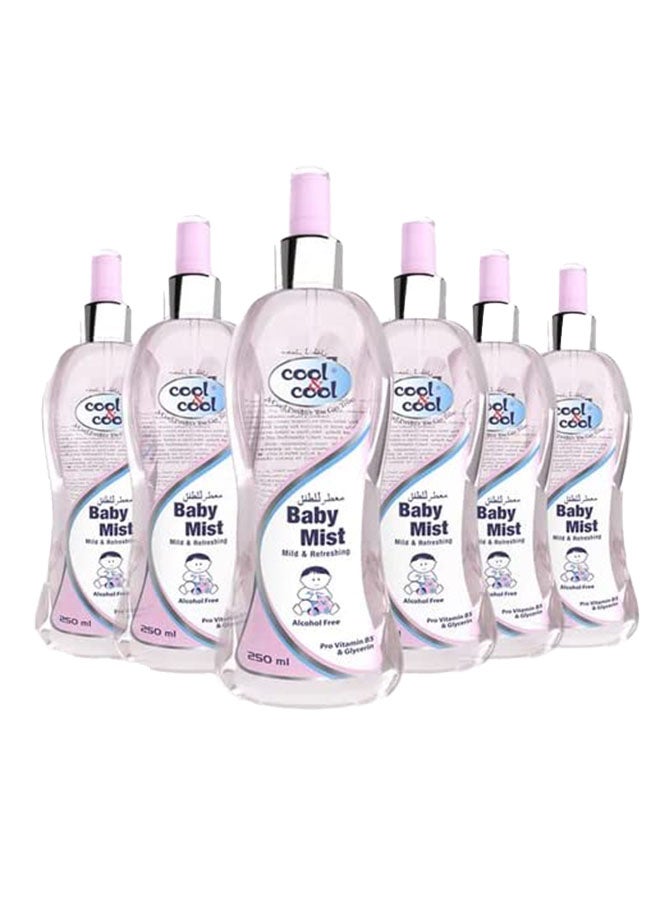 Pack Of 6 Baby Mist 250Ml