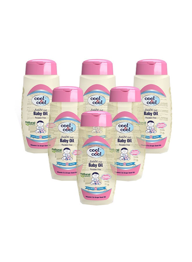 Baby Oil 250Ml - Pack Of 6