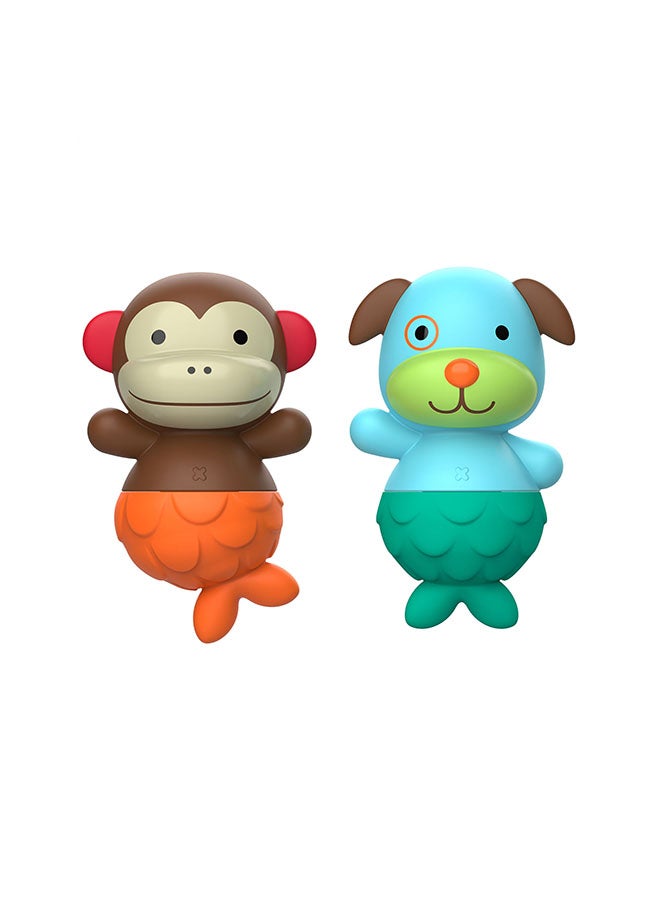 Zoo Mix & Match Flippers Monkey-Dog