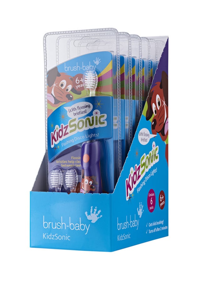 New Kidzsonic Rocket Electric Toothbrush 3+