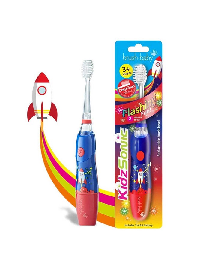 New Kidzsonic Rocket Electric Toothbrush 3+