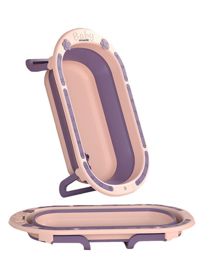 Folding Bath Tub For Newborn With Soft Edges, 0-6 Years, Purple
