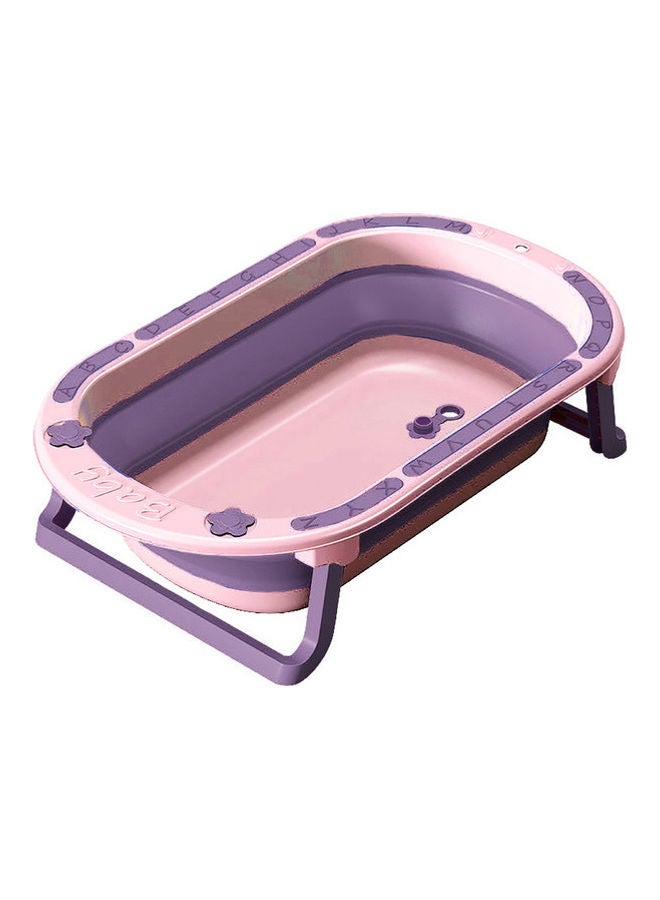 Folding Bath Tub For Newborn With Soft Edges, 0-6 Years, Purple