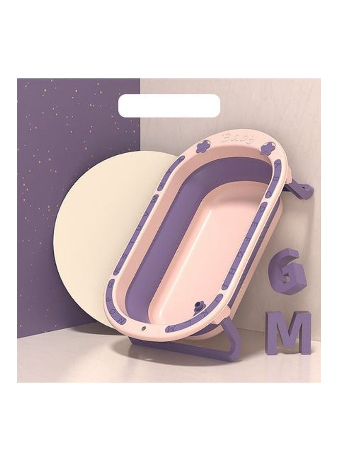 Folding Bath Tub For Newborn With Soft Edges, 0-6 Years, Purple