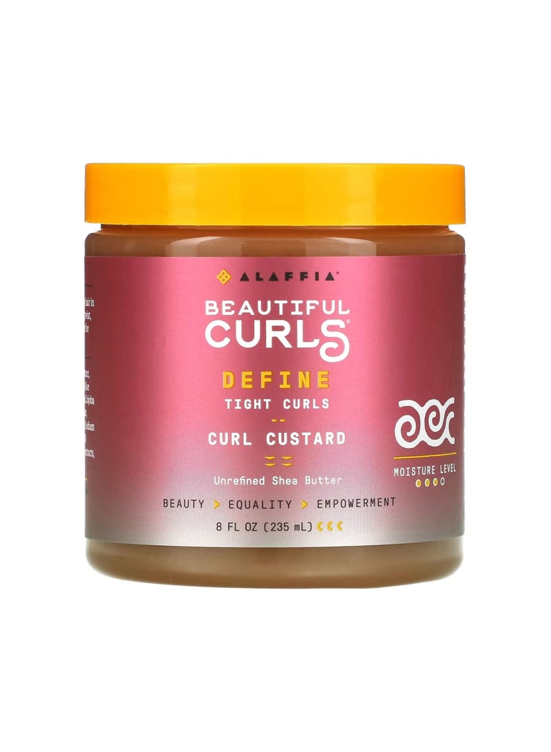 Beautiful Curls Curl Control Custard All Curls Unrefined Shea Butter 8 fl oz 235 ml