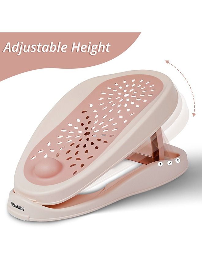 Comfortable And Soft Baby Bath Support 3 Stage Bather - Pink