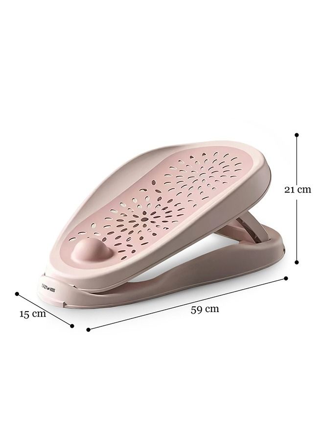 Comfortable And Soft Baby Bath Support 3 Stage Bather - Pink