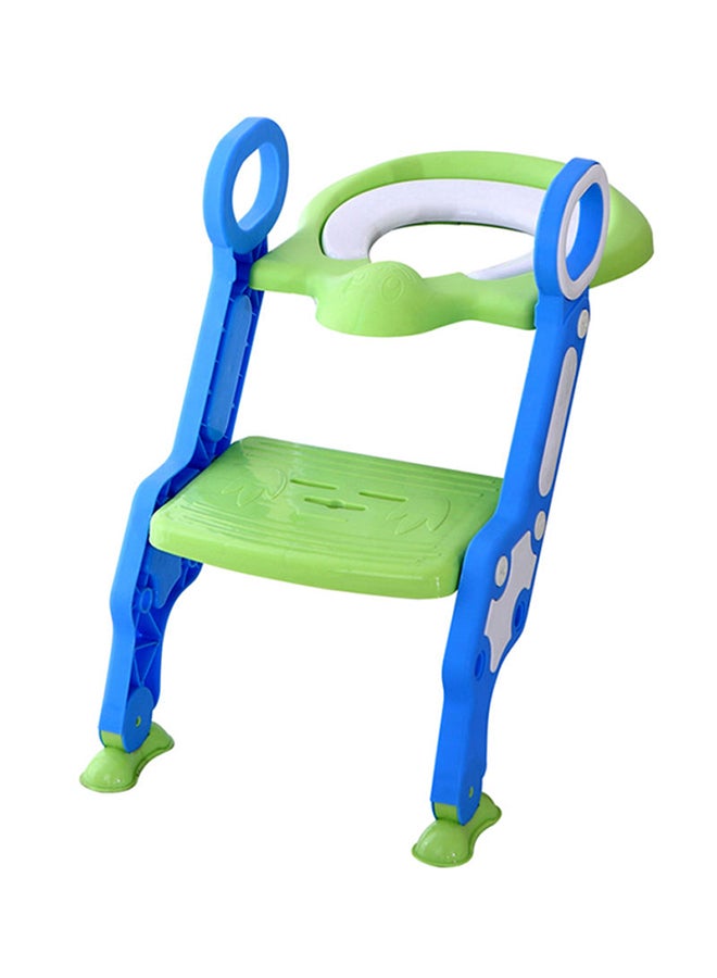 Step Stool Foldable Potty Trainer Seat Green