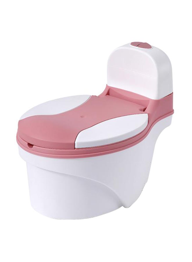Potty Training Seat With Pee Guard And Removable Bowl - Pink