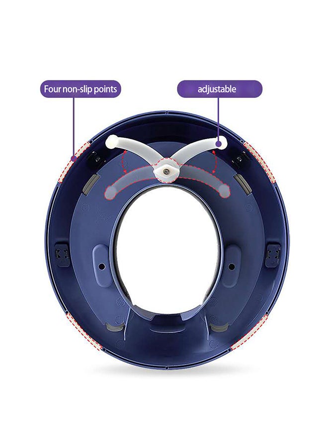 Potty Trainer Cushioned Seat Durable For Baby With Cushion And Handles - Blue