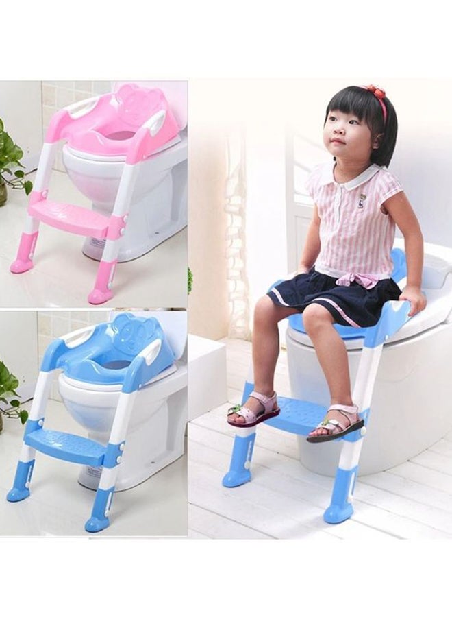 Kids Toilet Seat With Adjustable Ladder