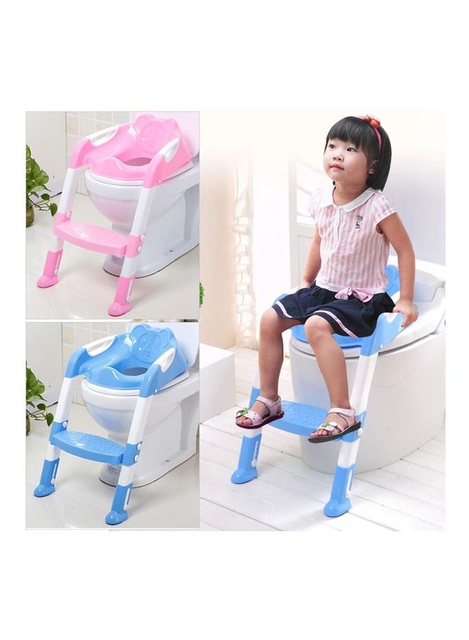 Kids Toilet Seat Baby Potty Chair With Adjustable Ladder