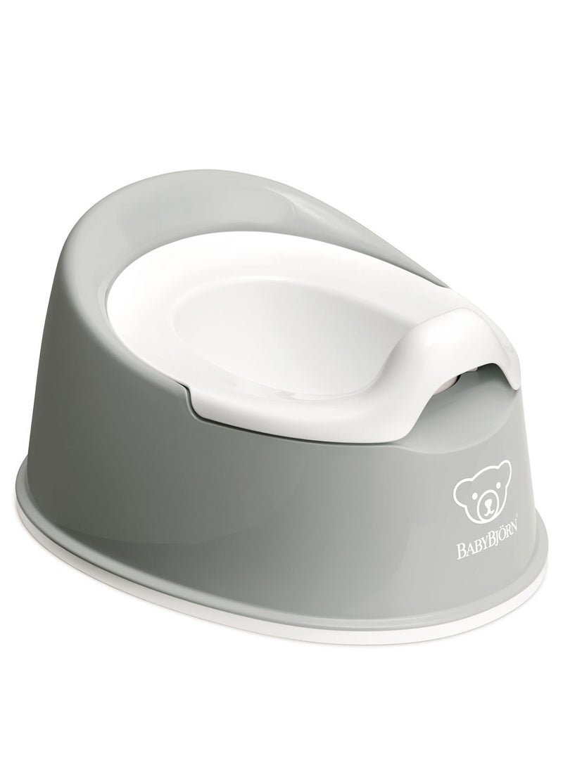 Baby Smart Potty Seat Grey And White