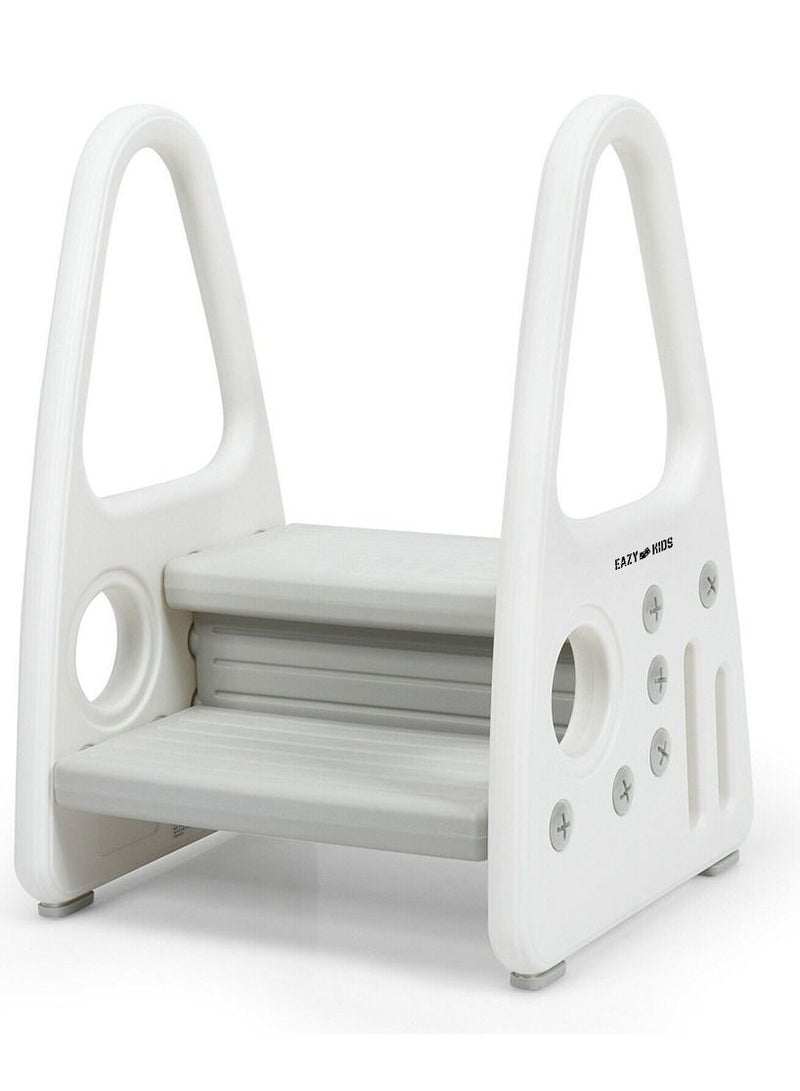 2 Step Stool - Grey