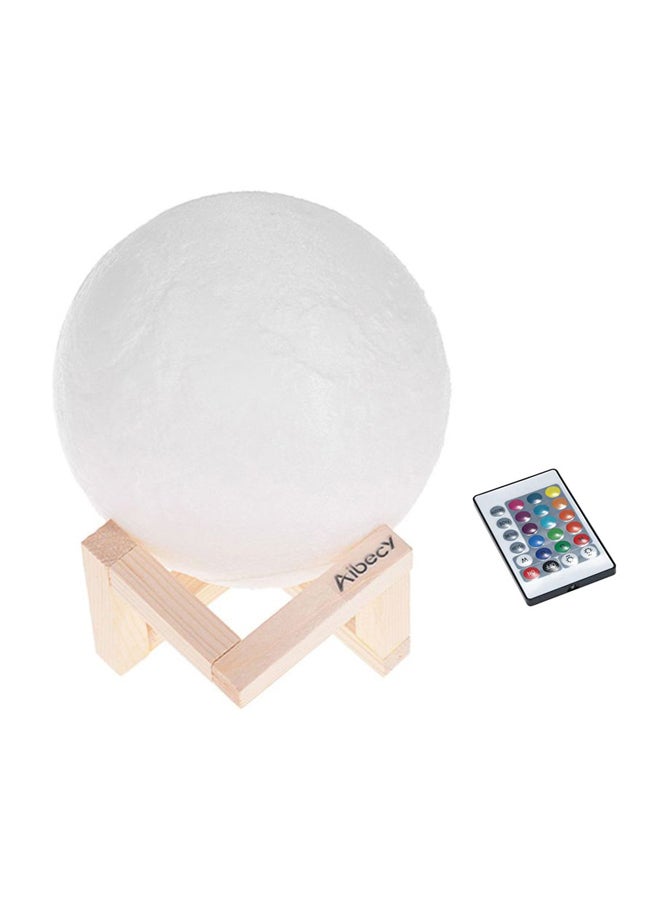 3D Print Moon Lamp LED Night Light With Stand And Remote/Touch Control