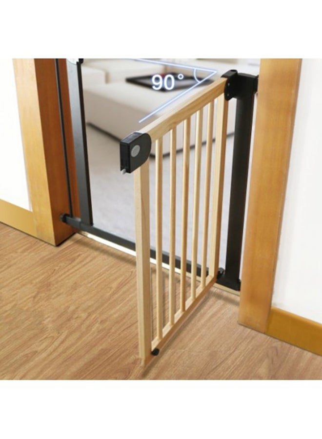 Wooden Safety Luxury Extra Tall And Wide Gate - Natural Wood