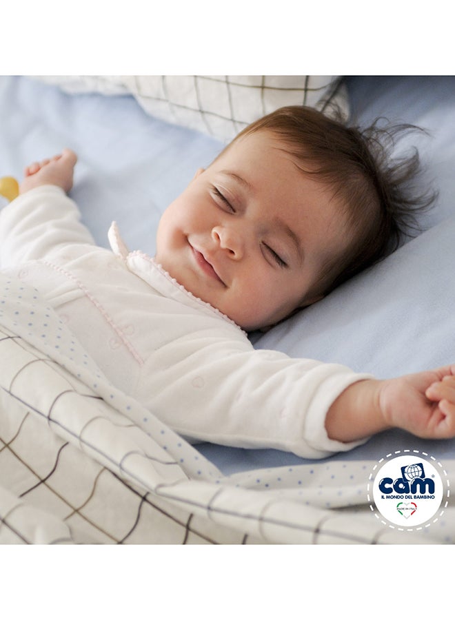 Portable Dolcenanna Baby Barricade, Toddler Bed Railing, Barrier, Crib Fence, Rail Guard, With Safety Side Assist For Children - Bianco