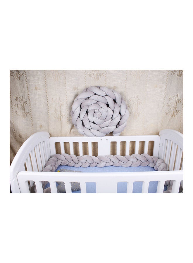 Twist Weaving 4 Strands Of Woven Strips Knotted Baby Anti-Collision Bed Surround